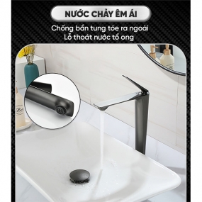Vòi rửa tay Enic  D48 – 1001- Gray
