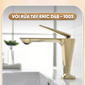 Vòi rửa tay Enic D48 – 1003 - White Gold