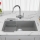 Chậu rửa chén Konox Granite Sink Naros 760S – Grey