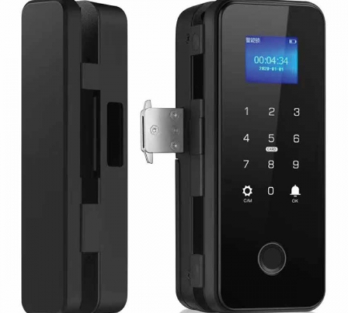 Khóa cửa kính điện tử Hubert HB CK68 BLACK