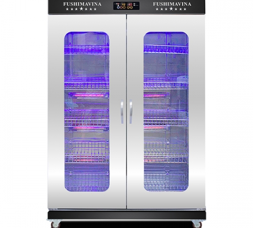 Tủ sấy bát cánh kính 1200L 1 lớp Fushima FSM TSB-2CK1L 304