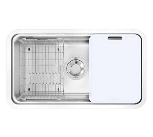 Chậu rửa bát 1 hố chống xước Konox Workstation Sink KN8347SU Basic - Không phụ kiện