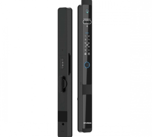 Khóa cửa nhôm điện tử Hyundai HY-SLS005F BLACK (FACEID VÀ VIDEO CALL)
