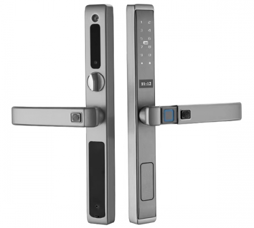 Khóa cửa nhôm điện tử Hubert HB CN77 GRAY