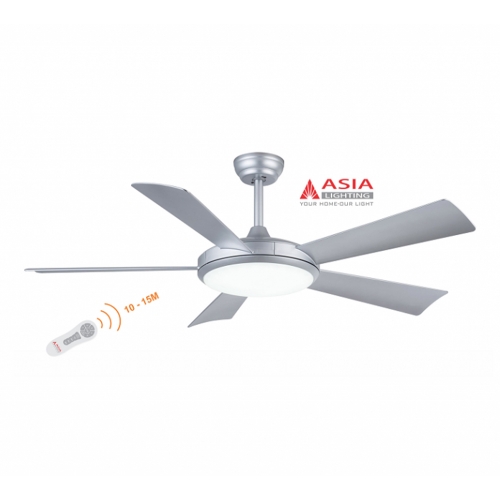 Quạt trần 5 cánh màu bạc Asia Lighting QT01-B-01