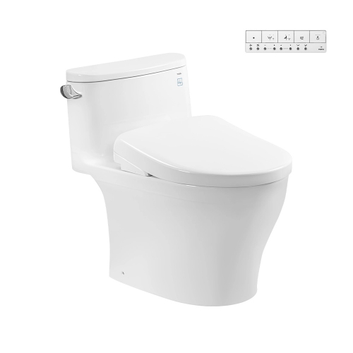 Bàn cầu Toto MS887CRW23 1 khối kèm nắp rửa điện tử WASHLET dòng S7 – TCF47360GAA