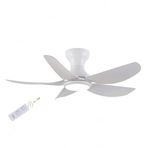 Quạt trần đèn cao cấp 05 cánh Asia Lighting QT23 - Trắng sang trọng