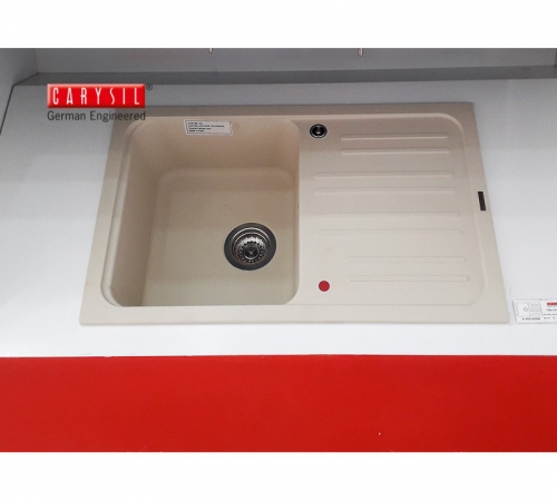 Chậu rửa đá Carysil WAL1-18 Champagne (Vàng kem)