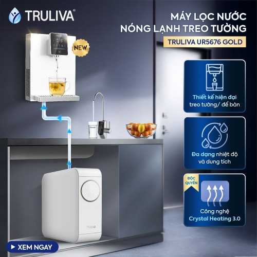 Combo Lọc+Nóng+Lạnh+Nguội UR5676 Gold + W6412