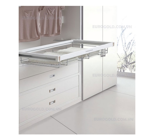 Rổ để đồ gấp ray giảm chấn Eurogold EVA390