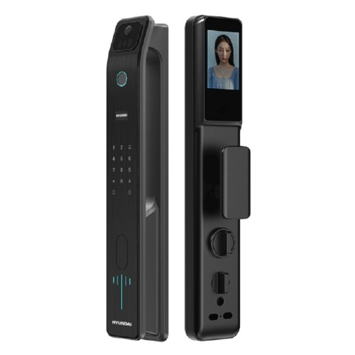 Khóa điện tử Hyundai cửa gỗ HY-SLA808F Black App & Remote