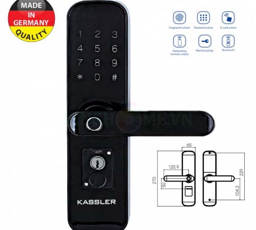 Khóa điện tử Kassler KL-668