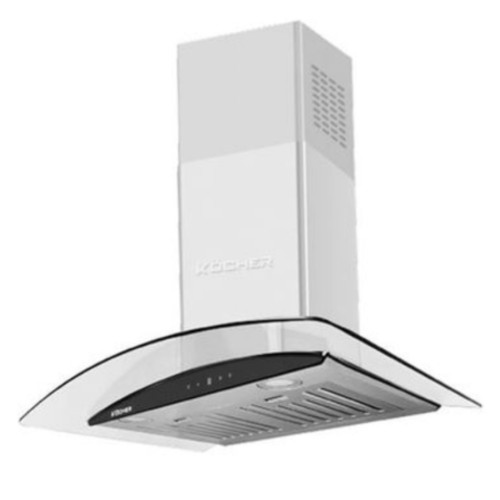 Máy hút mùi kính cong Kocher K-228PRO màu bạc 70cm