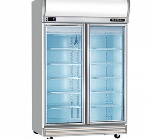  Tủ mát inox 2 cánh kính Berjaya 2D/DC-SM 