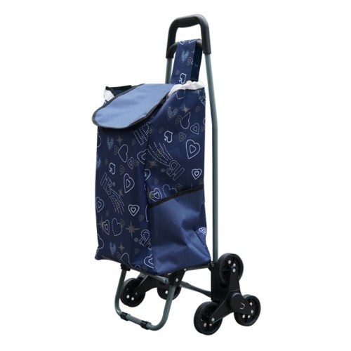 Xe kéo đi chợ leo cầu thang kèm túi tiện lơi FujiHome ST-30D6