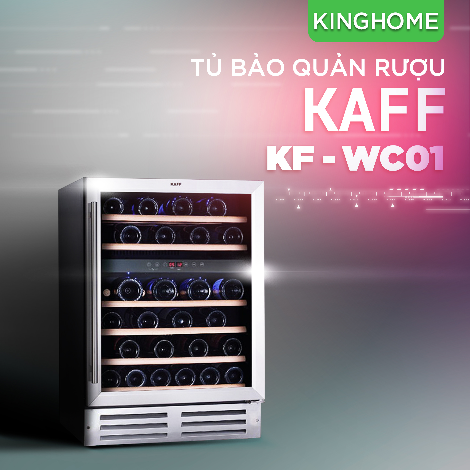 Tủ rượu Kaff KF-WC01 