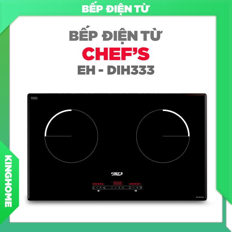 Bếp từ đôi Chefs EH-DIH333