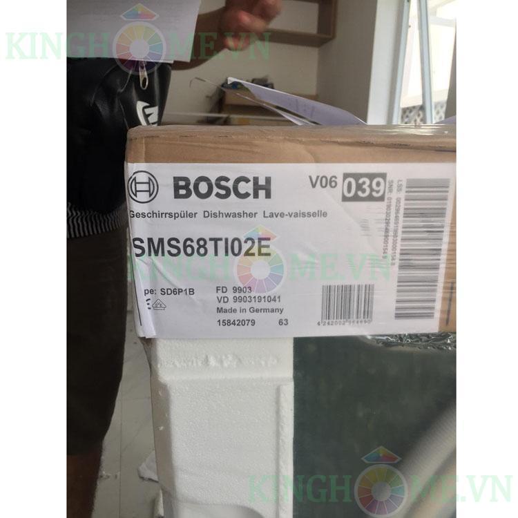  Máy rửa bát Bosch SMS68TI02E