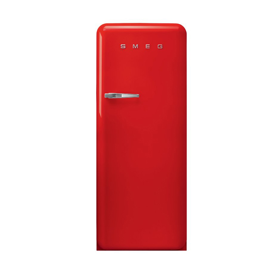 Tủ lạnh SMEG cửa đơn, độc lập, cửa mở phải, màu Đỏ, 50’S STYLE FAB28RRD5 535.14.619