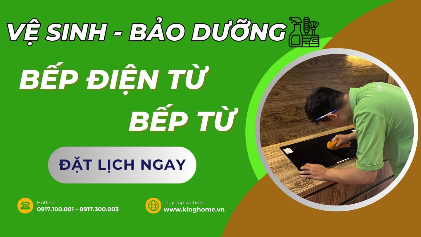 Vệ sinh bảo dưỡng bếp điện từ, bếp từ