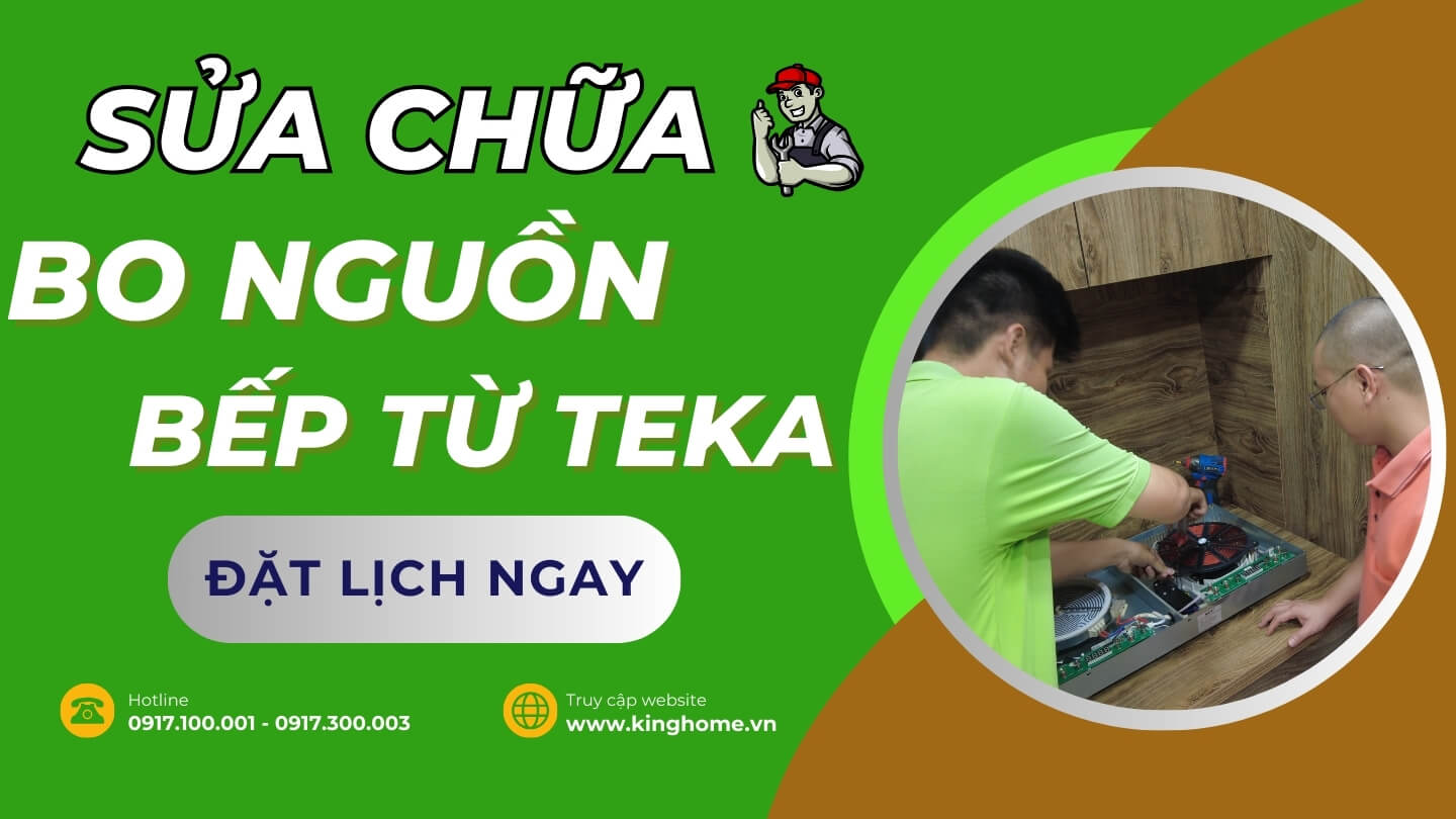 Sửa chữa bo nguồn bếp từ Teka