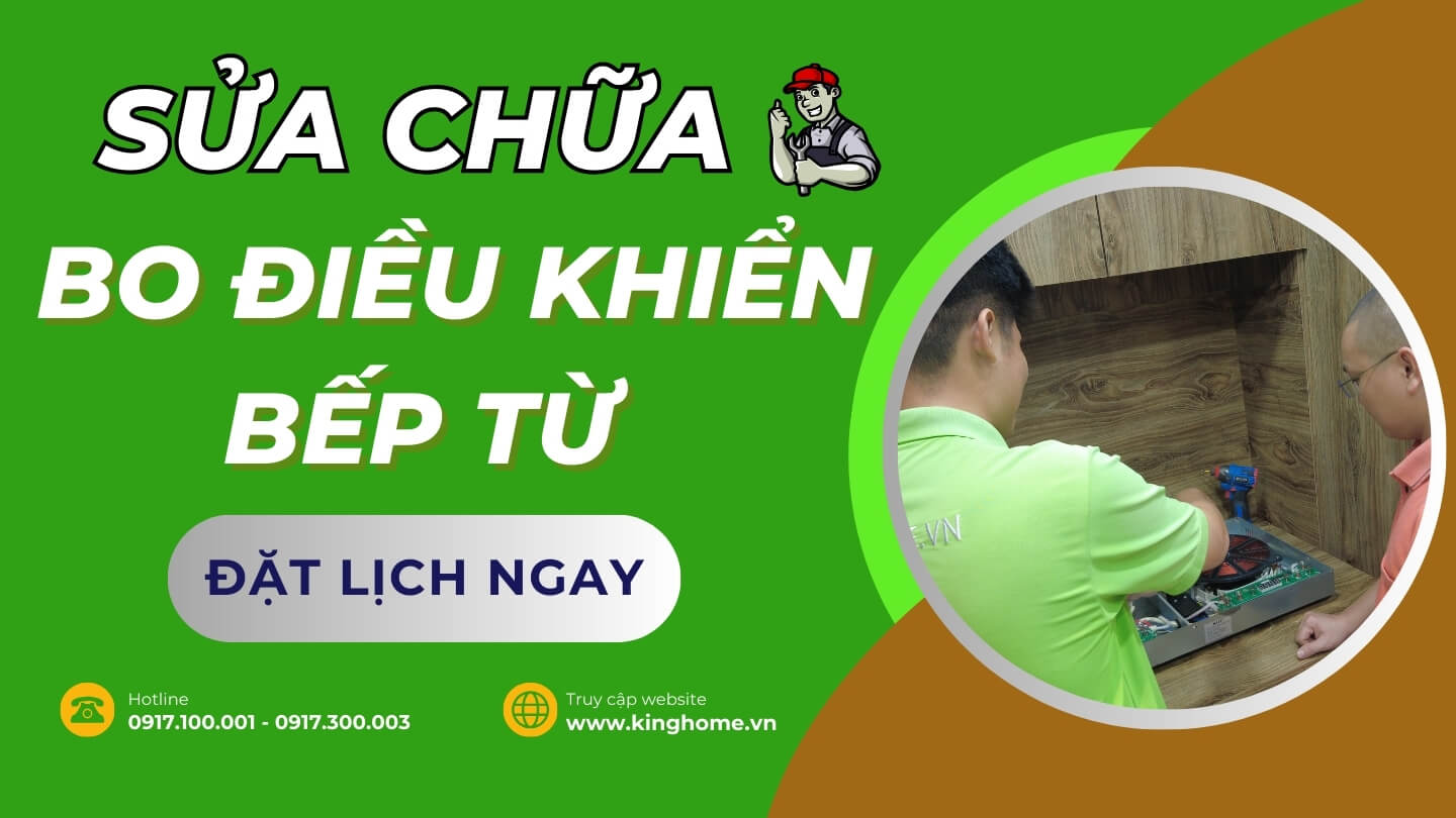 Sửa chữa bo điều khiển bếp từ