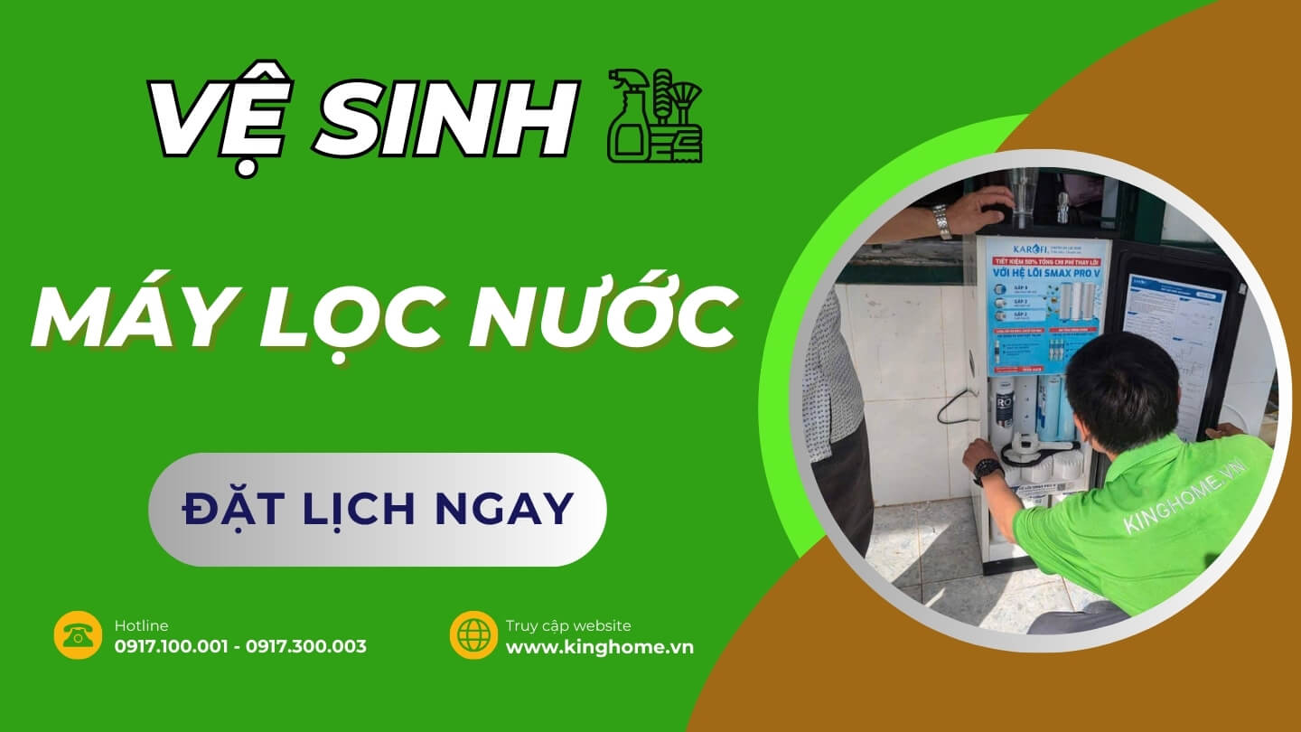 Vệ sinh máy lọc nước