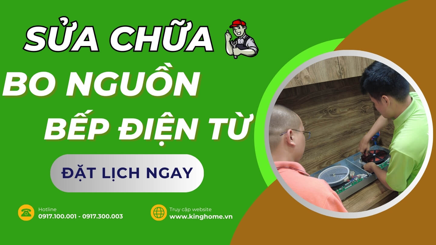 Sửa chữa bo nguồn bếp điện từ