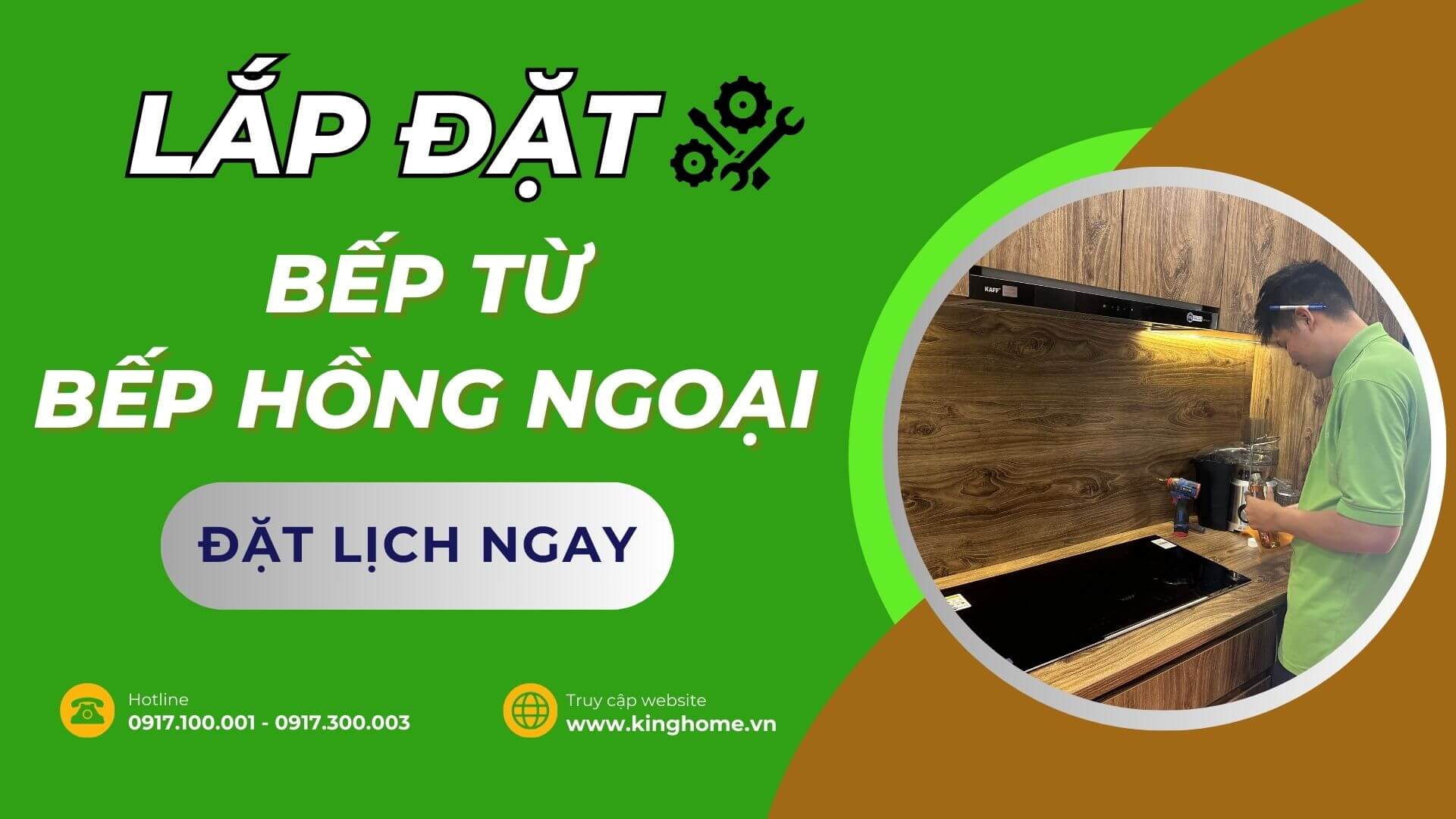 Dịch vụ lắp đặt bếp từ, bếp hồng ngoại