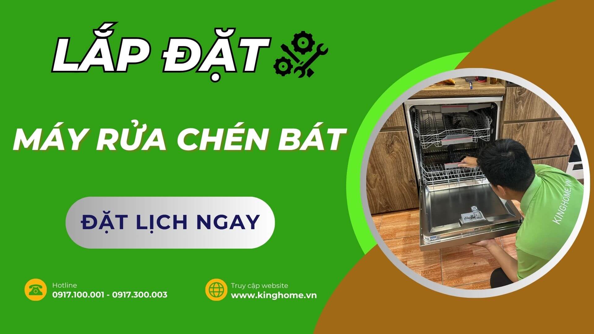 Dịch vụ lắp đặt máy rửa chén bát