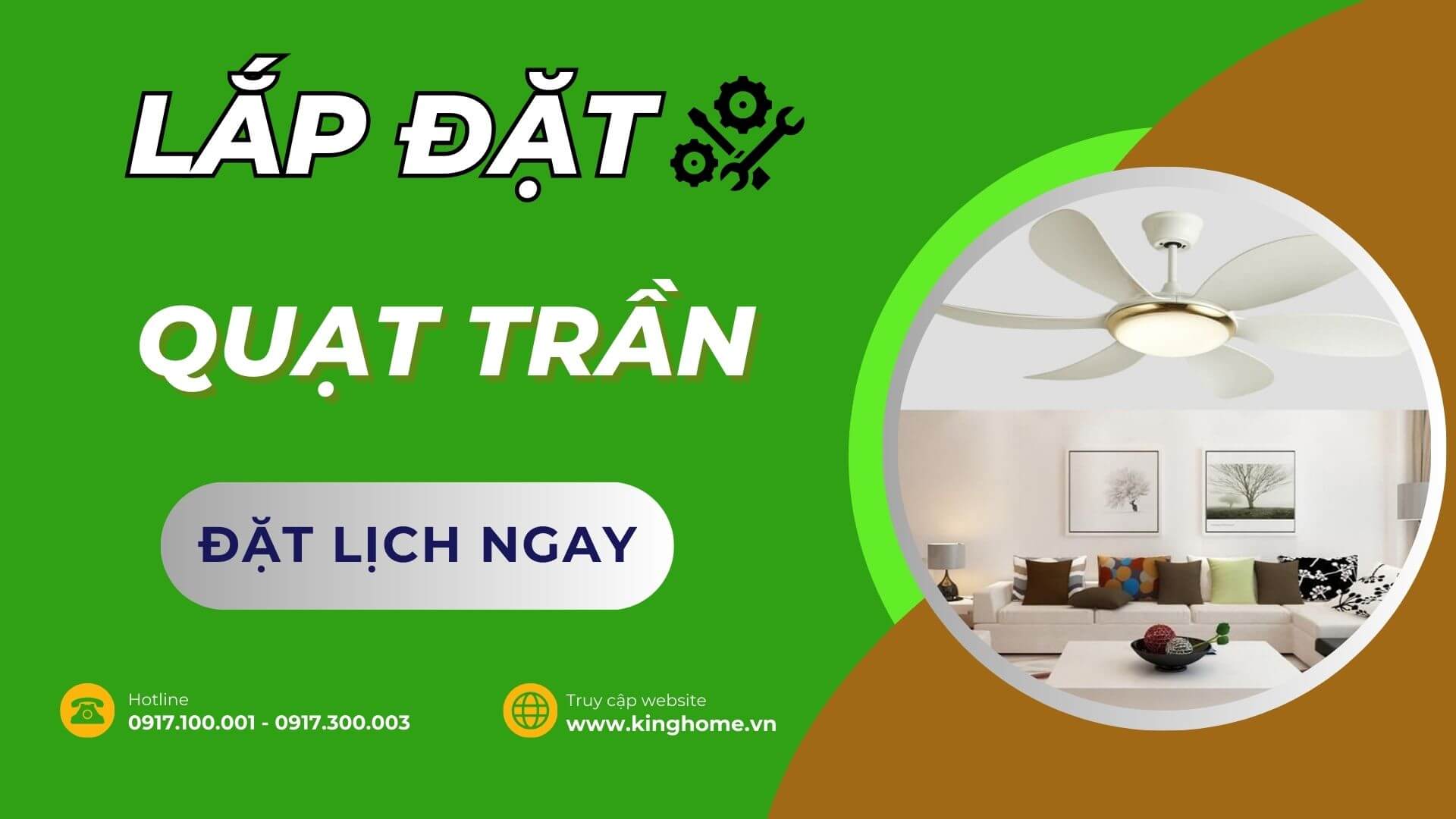 Dịch vụ lắp quạt trần