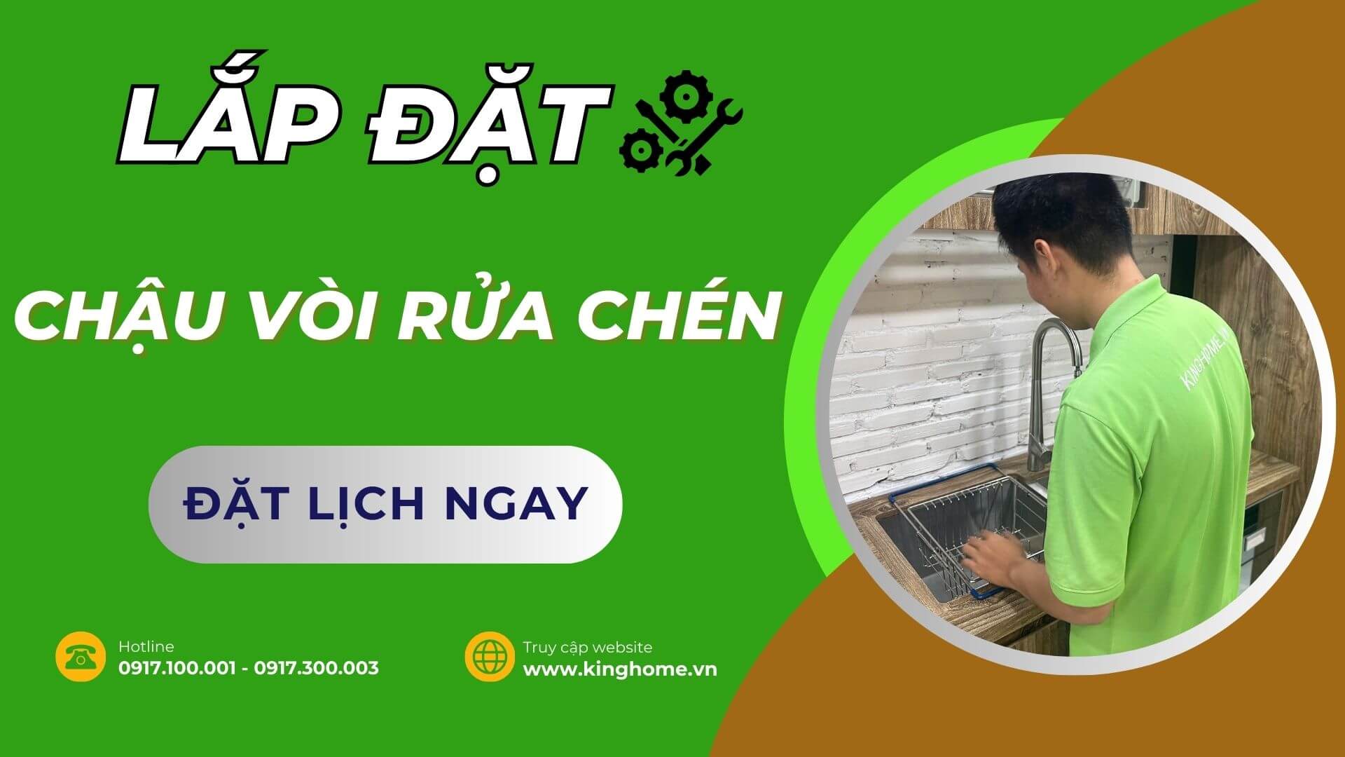 Dịch vụ lắp đặt chậu vòi rửa chén