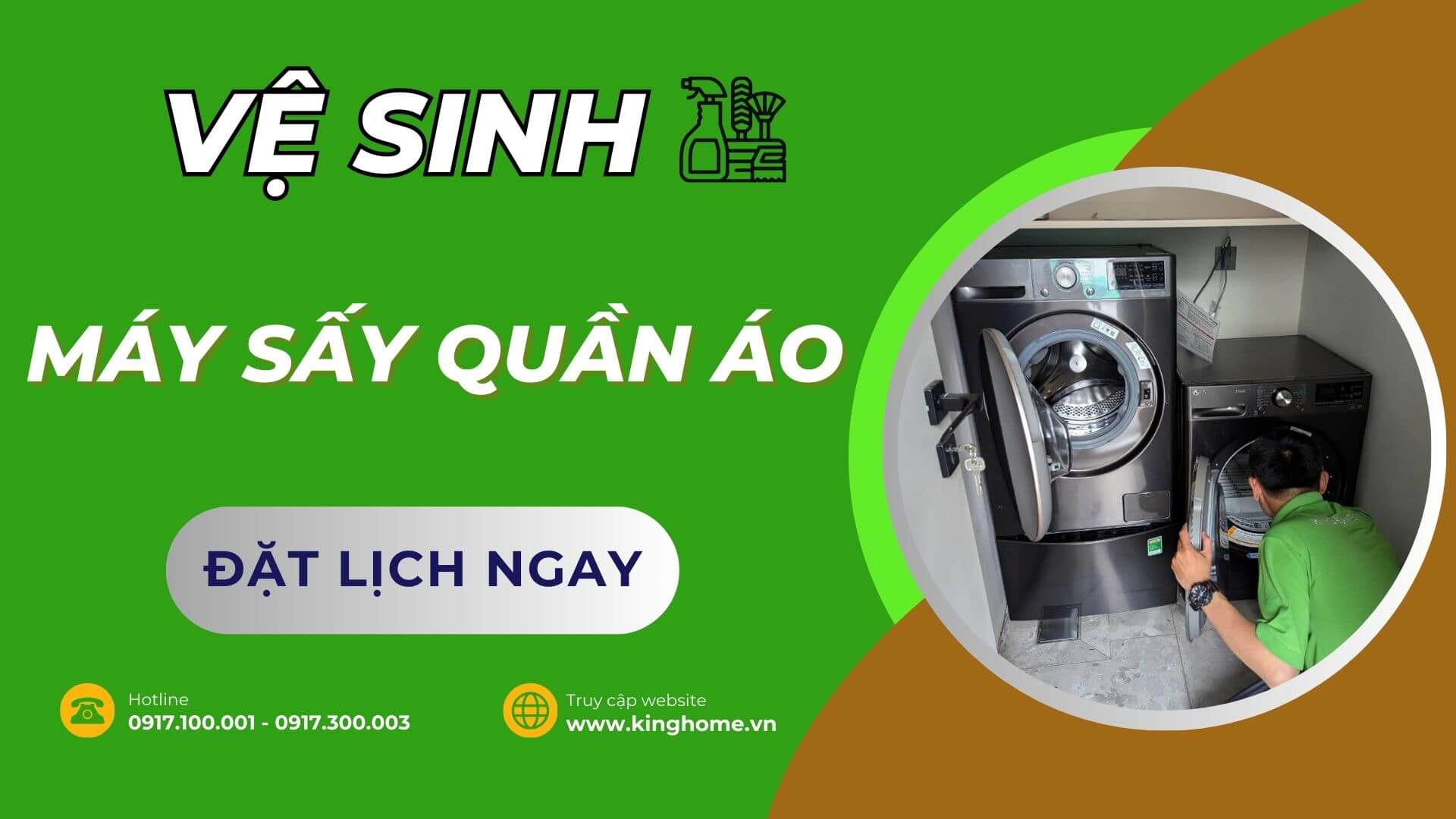 Vệ sinh máy sấy quần áo