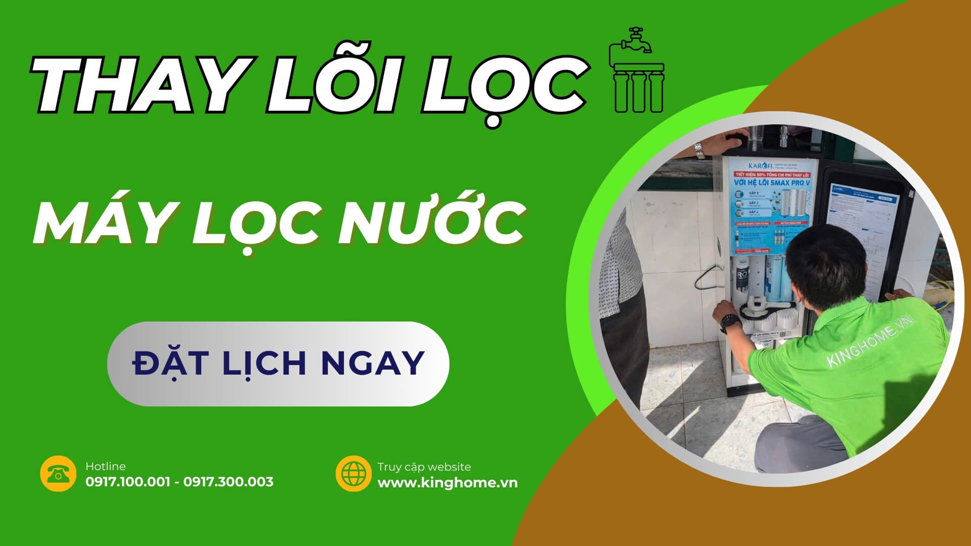 Dịch vụ thay lõi lọc cho máy lọc nước