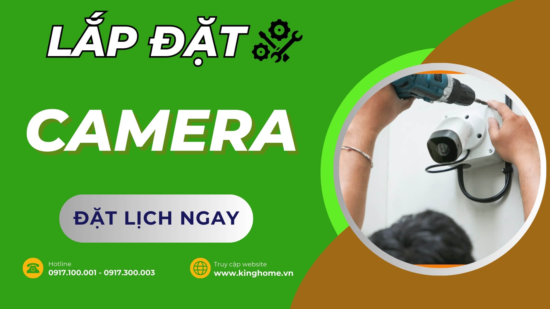 Dịch vụ lắp đặt camera uy tín tận nhà