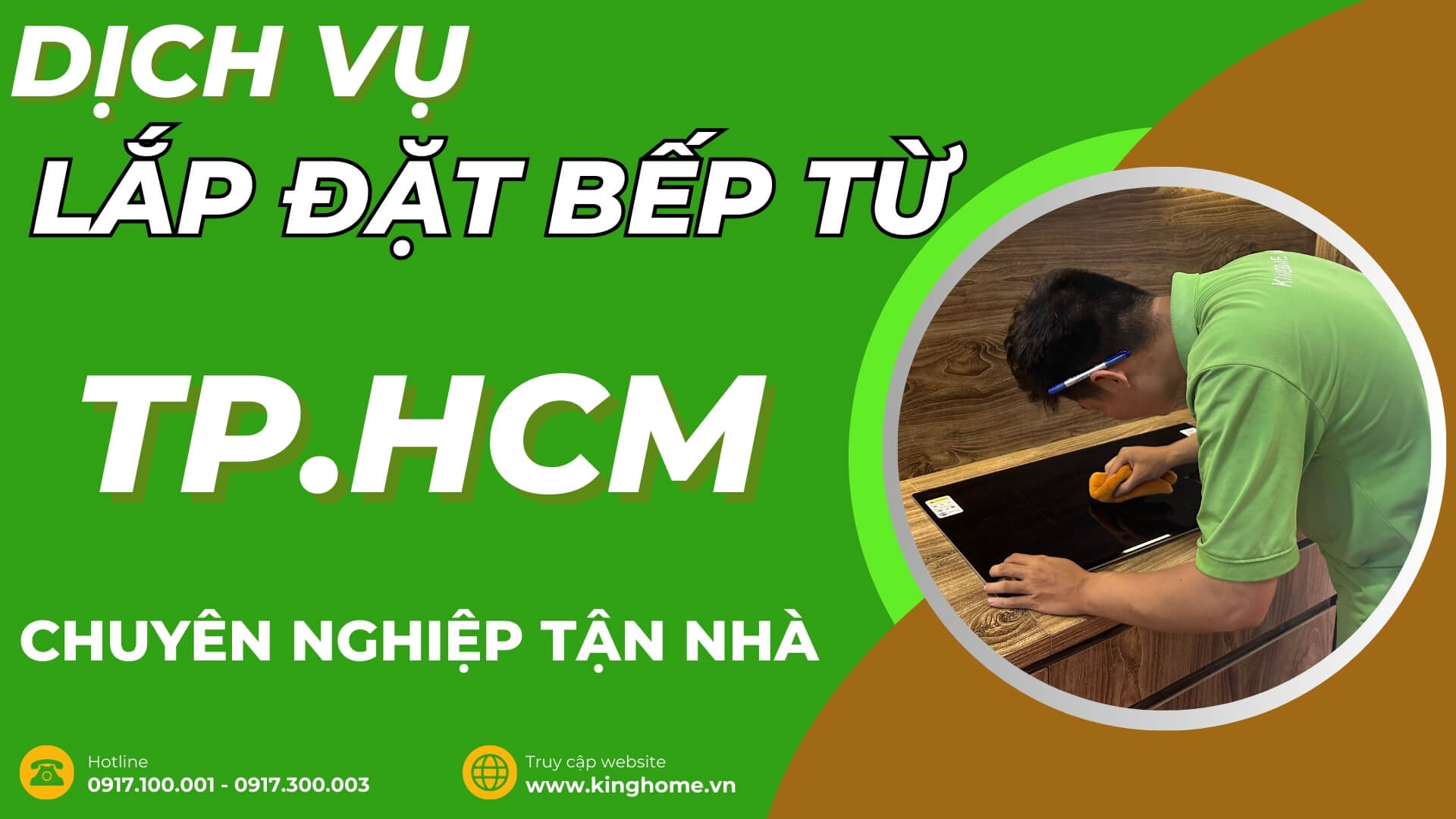 Dịch vụ lắp đặt bếp từ tại TPHCM chuyên nghiệp tận nhà