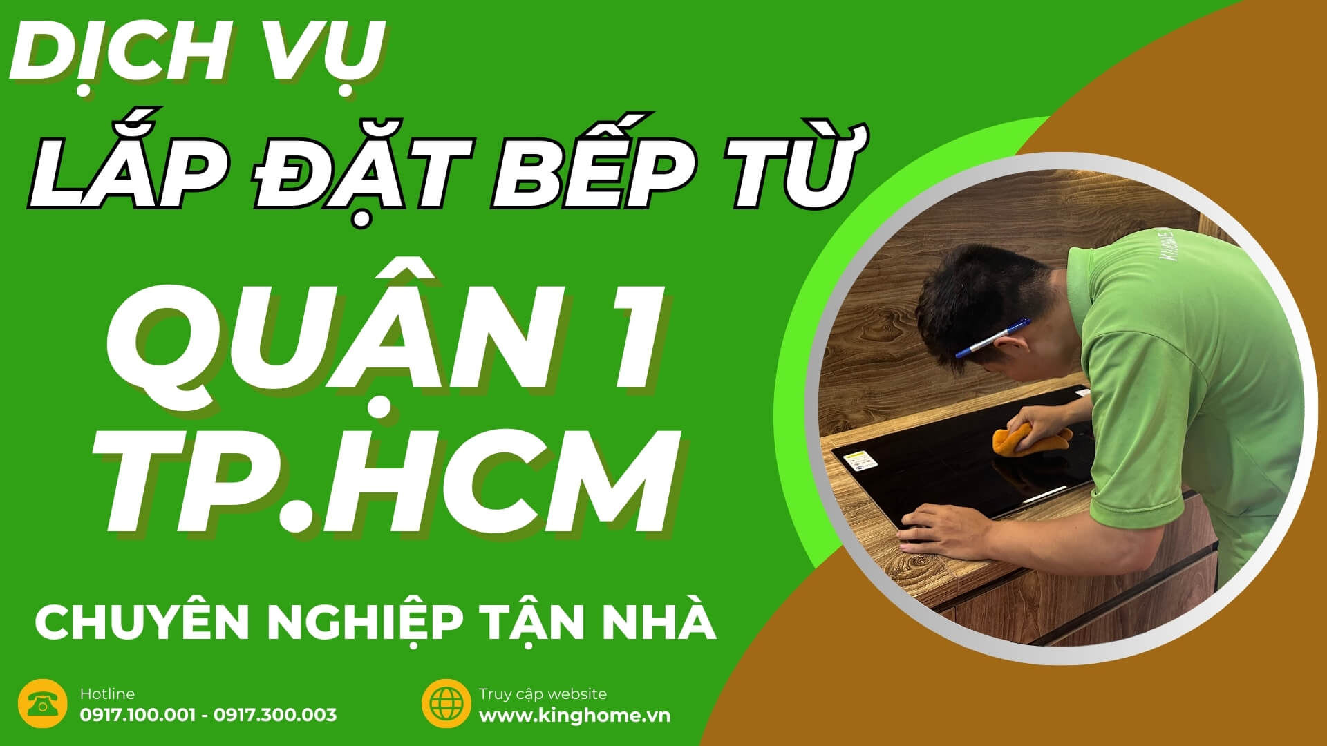 Dịch vụ lắp đặt bếp từ tại Quận 1 TPHCM chuyên nghiệp tận nhà