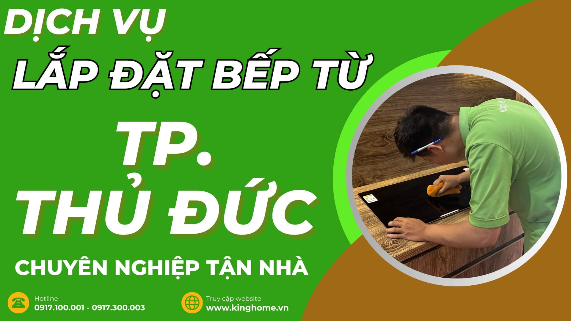 Dịch vụ lắp đặt bếp từ tại TP Thủ Đức chuyên nghiệp tận nhà