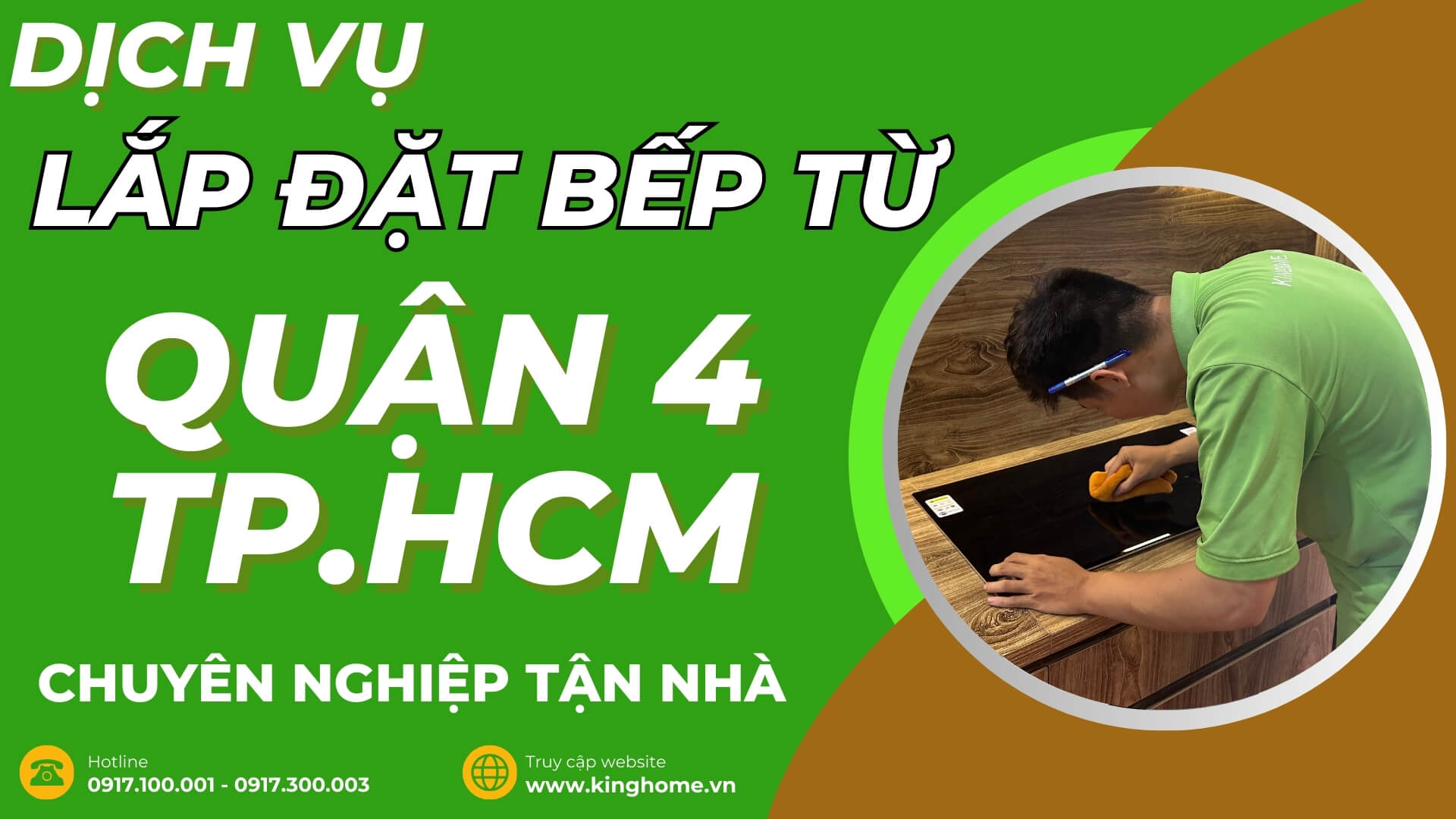 Dịch vụ lắp đặt bếp từ tại Quận 4 TPHCM chuyên nghiệp tận nhà