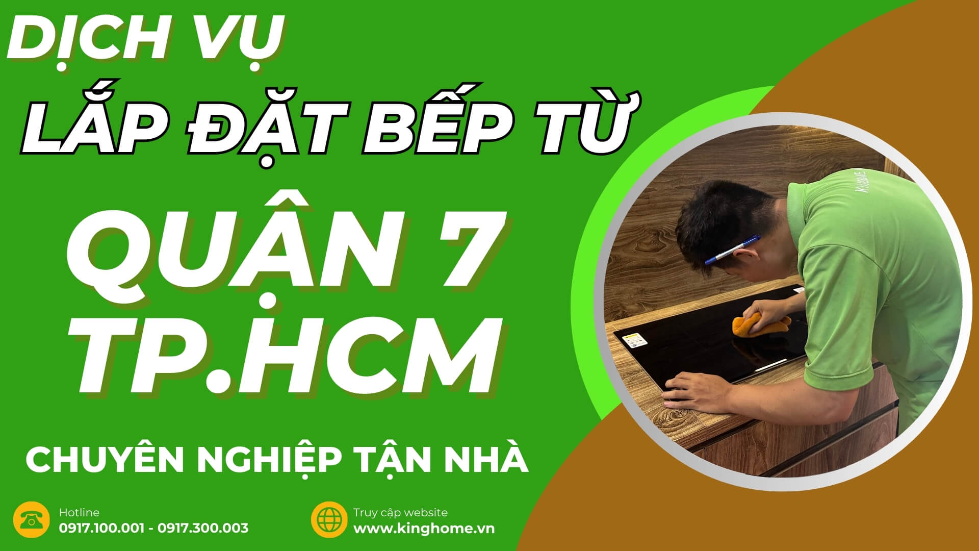 Dịch vụ lắp đặt bếp từ tại Quận 7 TPHCM chuyên nghiệp tận nhà