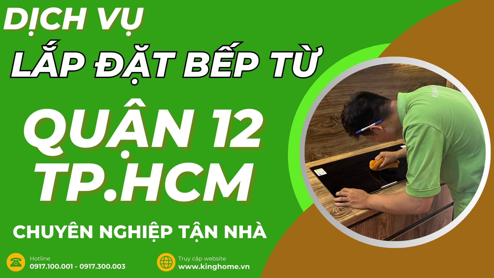 Dịch vụ lắp đặt bếp từ tại Quận 12 TPHCM chuyên nghiệp tận nhà