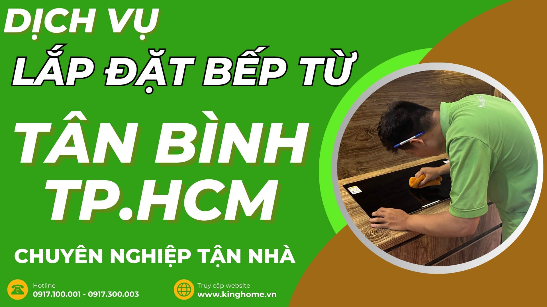 Dịch vụ lắp đặt bếp từ tại Quận Tân Bình TPHCM chuyên nghiệp tận nhà