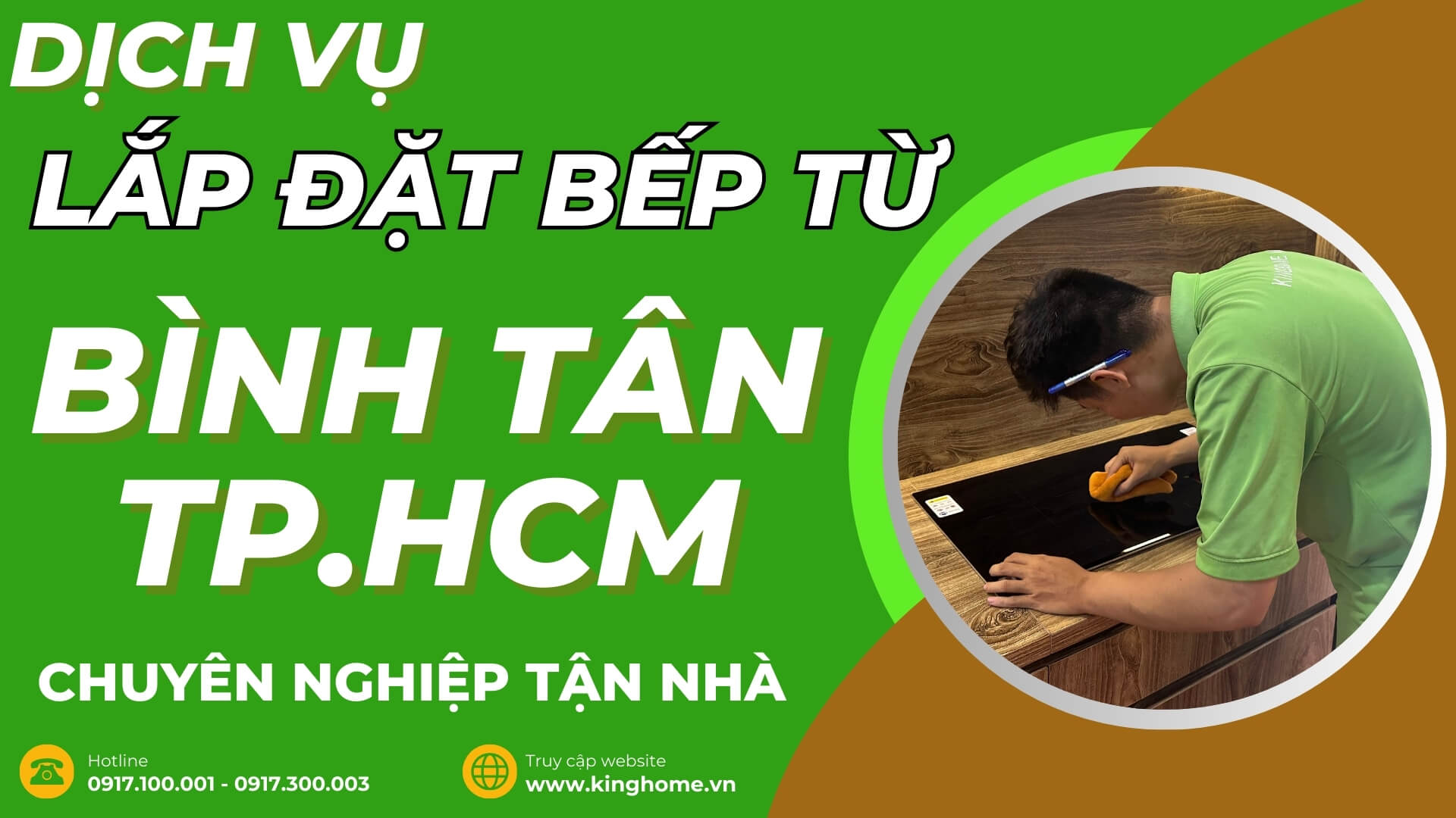 Dịch vụ lắp đặt bếp từ tại Quận Bình Tân TPHCM chuyên nghiệp tận nhà