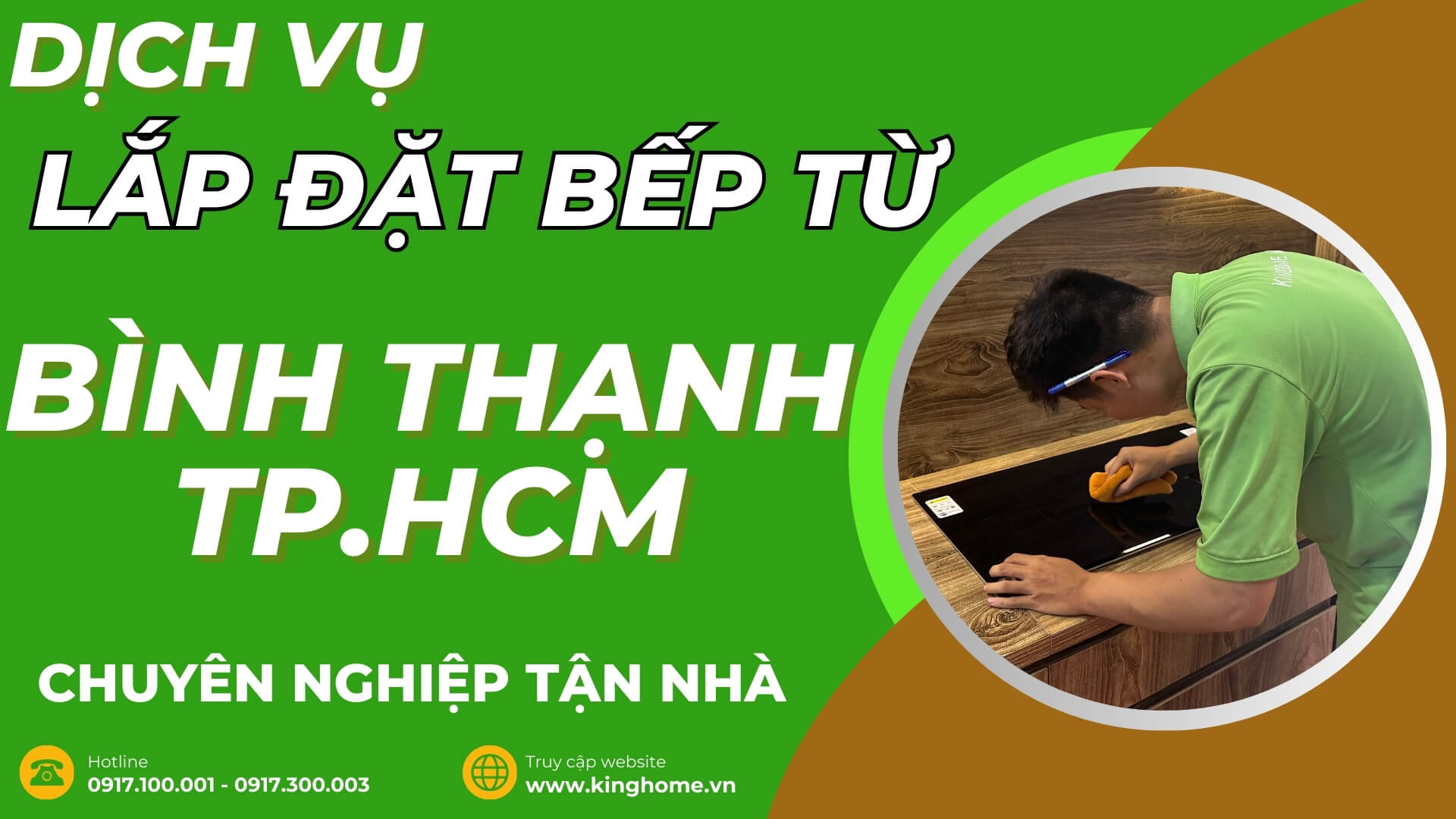 Dịch vụ lắp đặt bếp từ tại Quận Bình Thạnh TPHCM chuyên nghiệp tận nhà