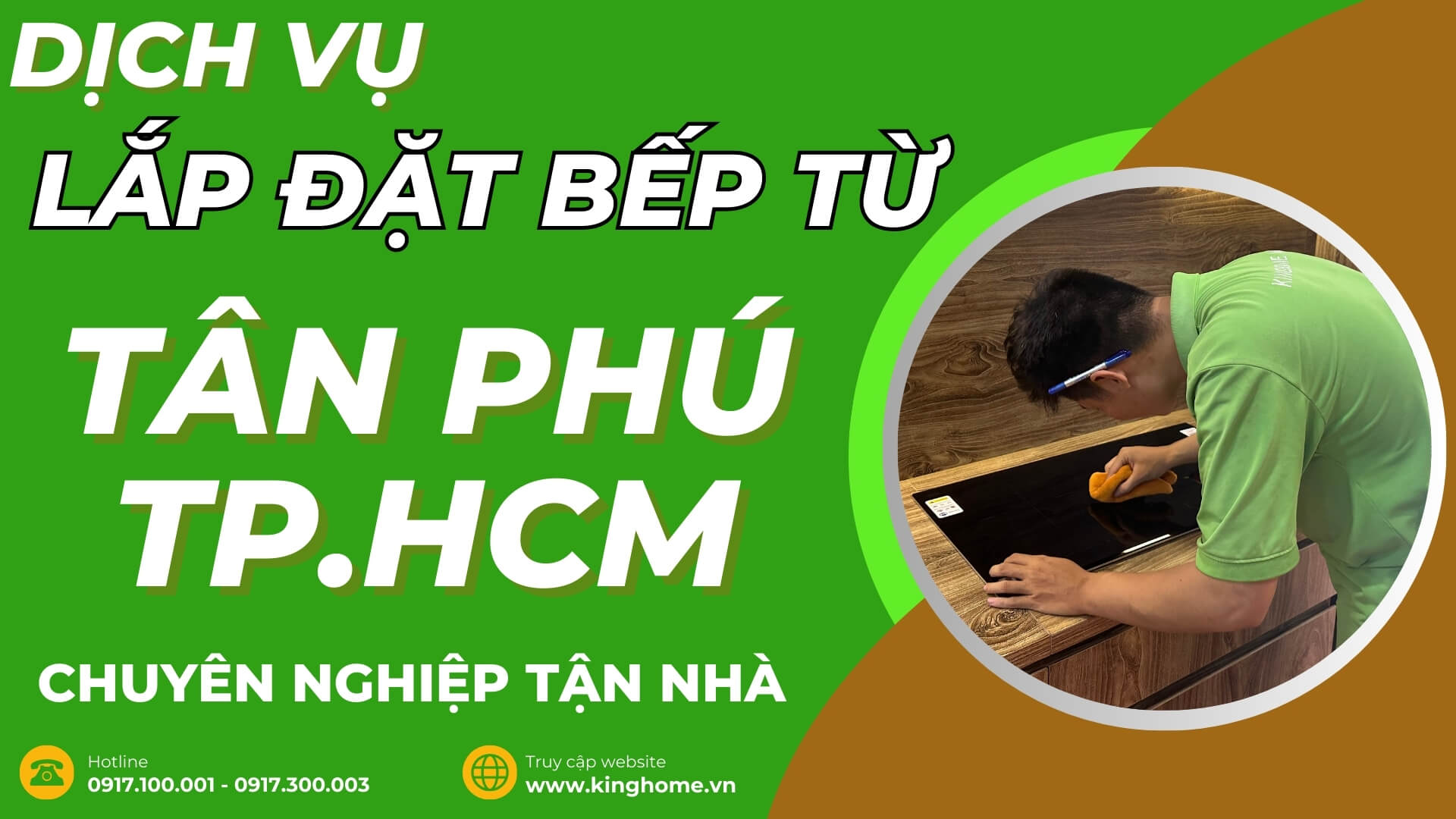 Dịch vụ lắp đặt bếp từ tại Quận Tân Phú TPHCM chuyên nghiệp tận nhà