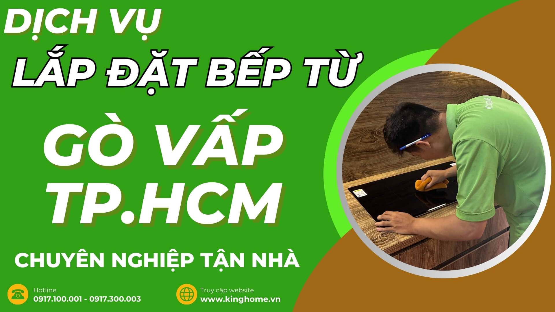 Dịch vụ lắp đặt bếp từ tại Quận Gò Vấp TPHCM chuyên nghiệp tận nhà