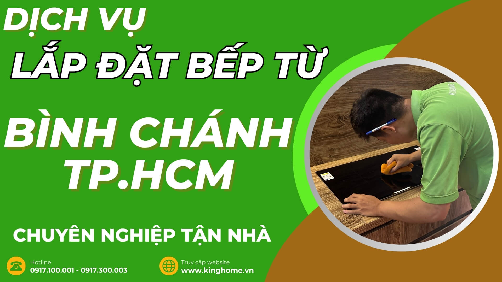 Dịch vụ lắp đặt bếp từ tại Bình Chánh TPHCM chuyên nghiệp tận nhà