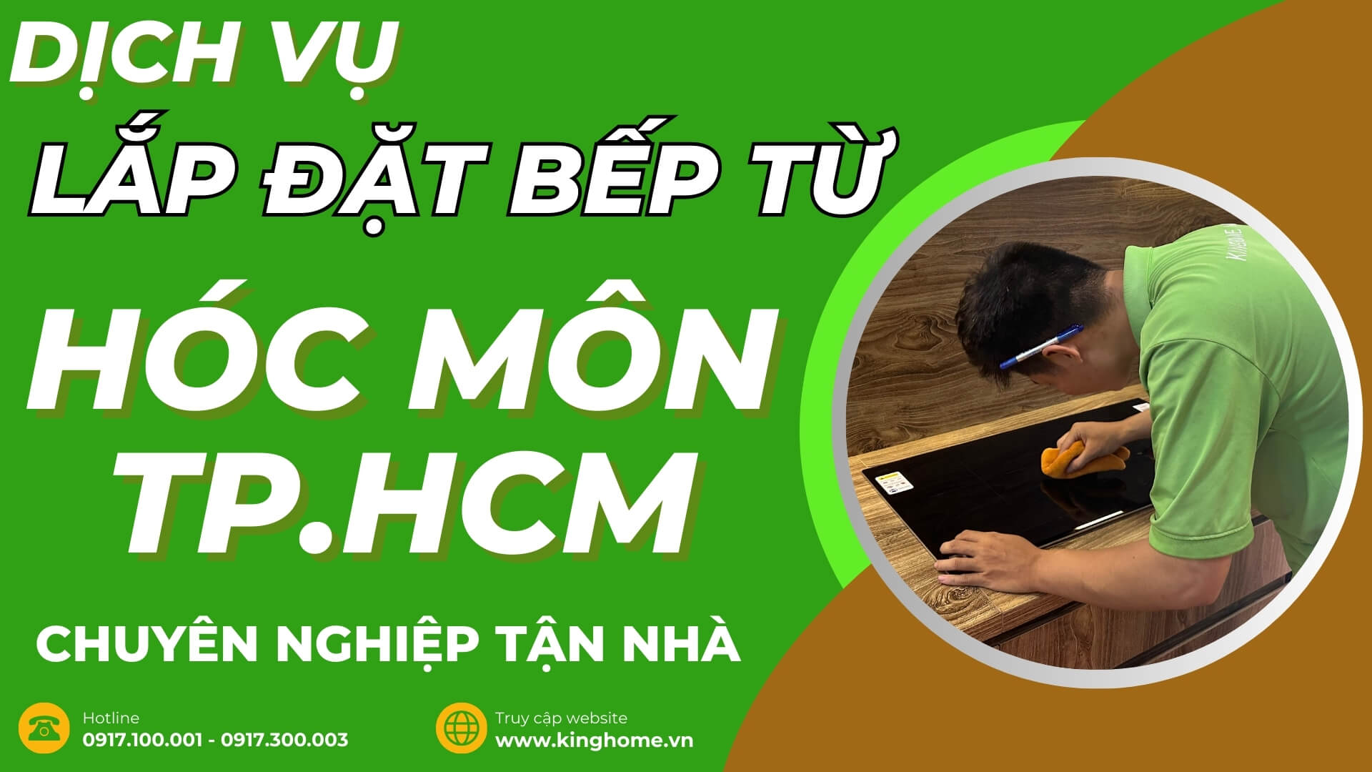 Dịch vụ lắp đặt bếp từ tại Hóc Môn TPHCM chuyên nghiệp tận nhà