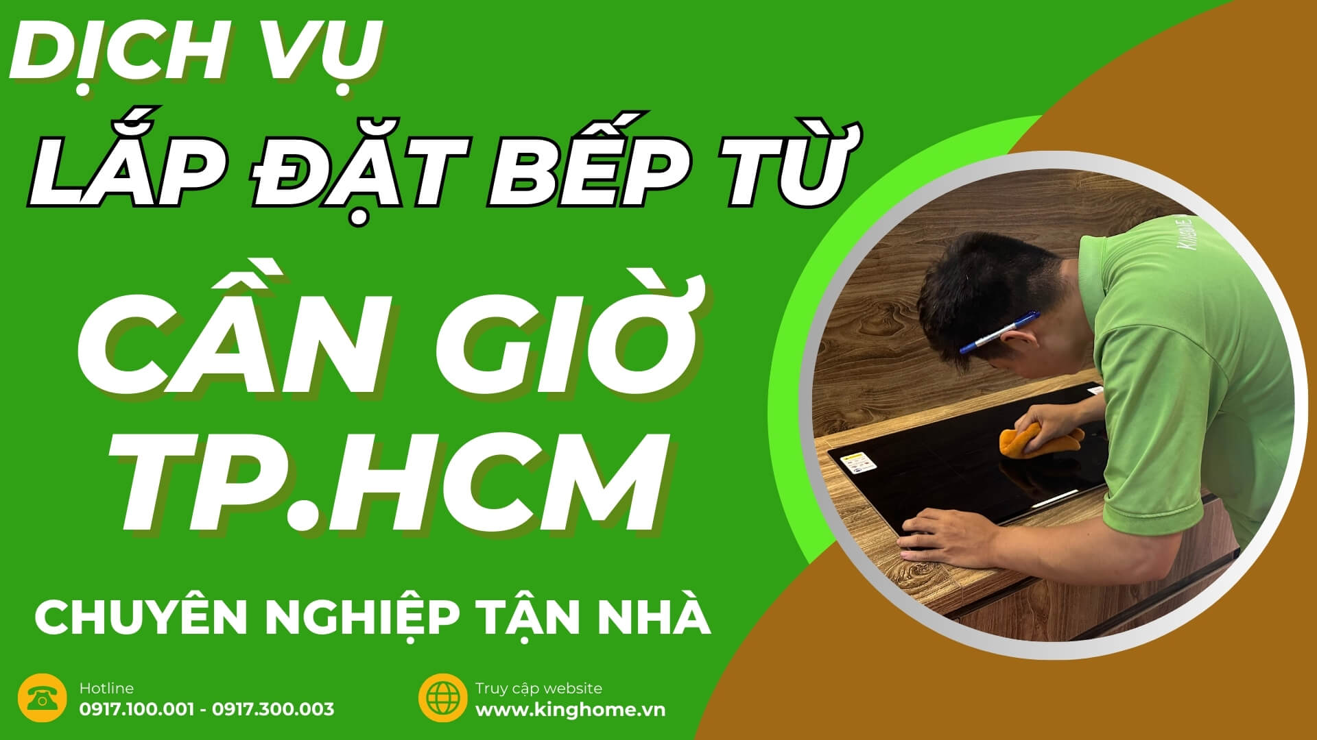 Dịch vụ lắp đặt bếp từ tại Cần Giờ TPHCM chuyên nghiệp tận nhà