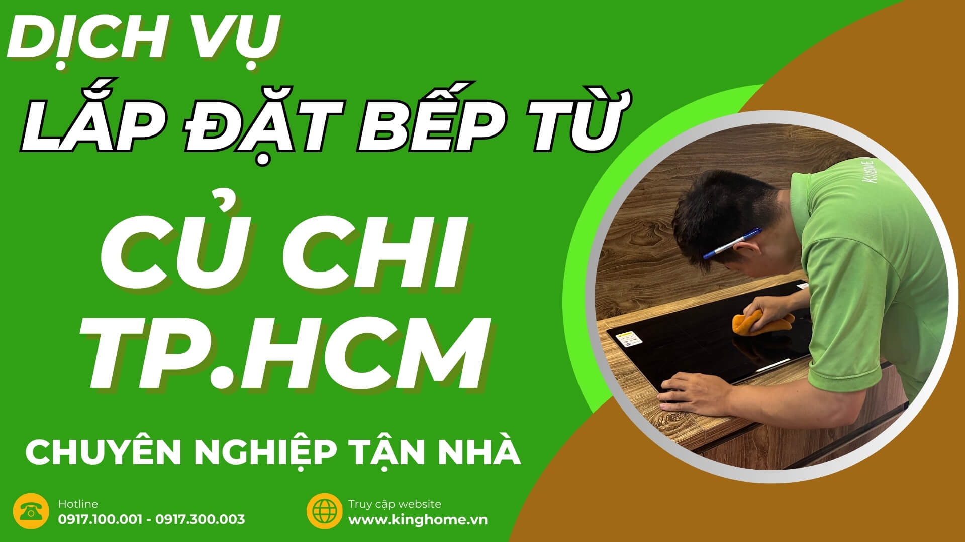 Dịch vụ lắp đặt bếp từ tại Củ Chi TPHCM chuyên nghiệp tận nhà